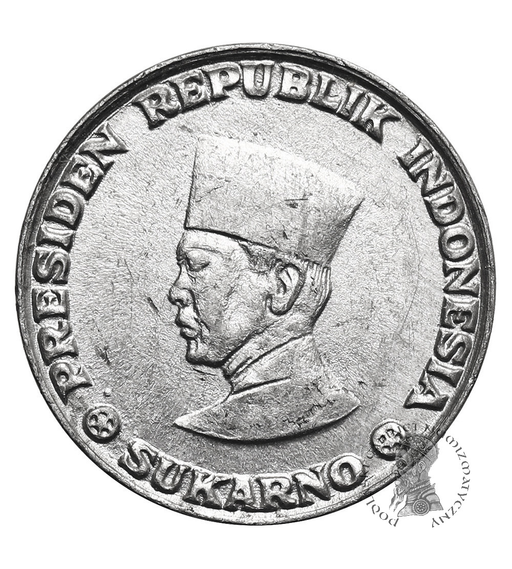 Indonesia, Irian Barat. 1 Sen 1962, Ahmad Sukarno - plain edge