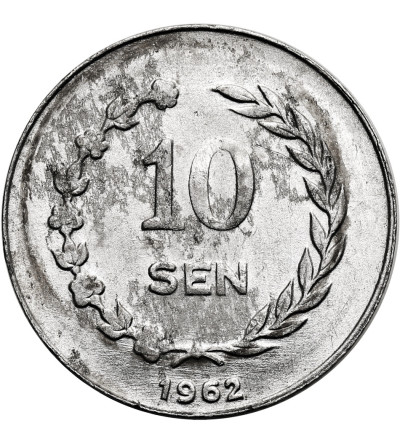 Indonezja, Irian Barat. 10 Sen 1962, Ahmad Sukarno - gładkie obrzeże