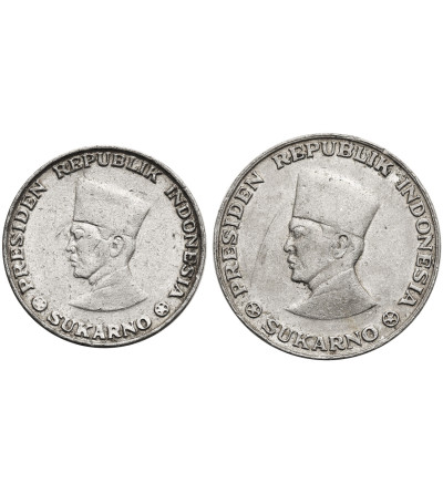 Indonezja, Irian Barat. Zestaw 5 i 10 Sen 1962, Ahmad Sukarno - gładkie obrzeże