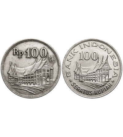 Indonezja. Zestaw 100 rupii 1973 i 1978 - 2 sztuki