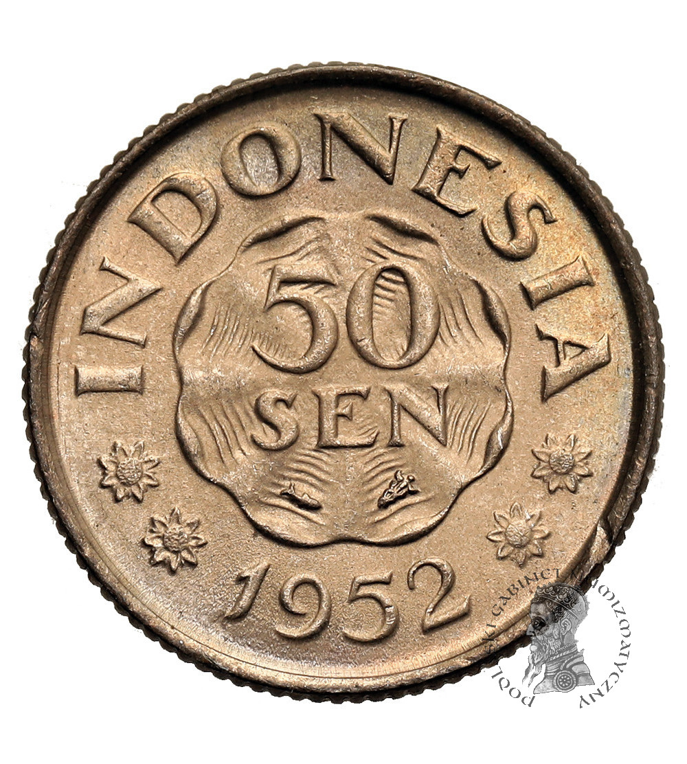 Indonesia. 50 Sen 1952