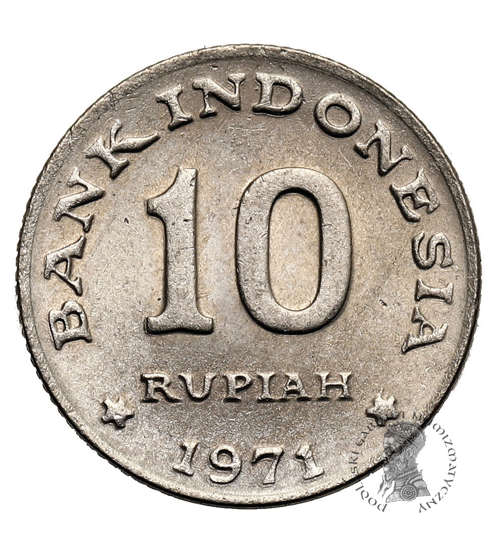 Indonezja. 10 rupii 1971, F.A.O.