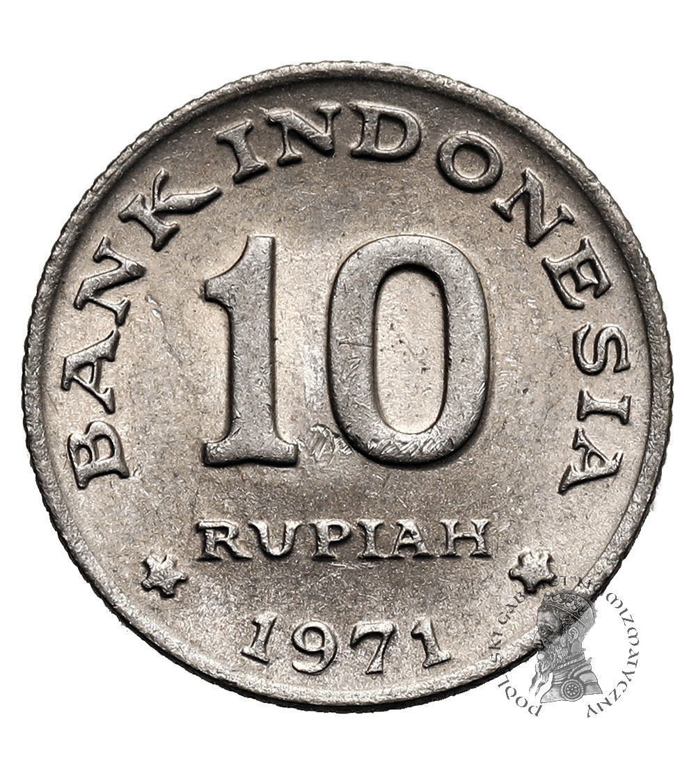 Indonesia. 10 Rupiah 1971, F.A.O.