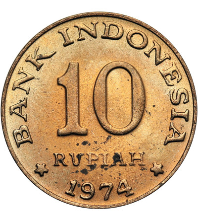 Indonezja. 10 rupii 1974, F.A.O.