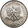 Polska. 10000 złotych 1992, Władysław III Warneńczyk
