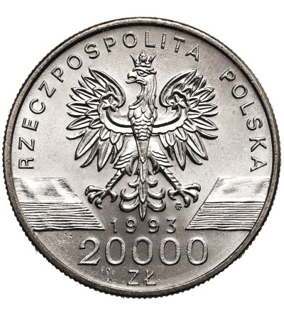 Poland. 20000 Zlotys 1993, Barn Swallows