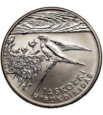 Poland. 20000 Zlotys 1993, Barn Swallows