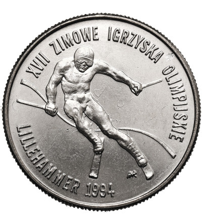 Polska. 20000 złotych 1993, Lillehammer 1994 - efekt ducha w tle!!!