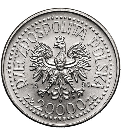 Poland. 20000 Zlotys 1994, Opening of the New Building of the State Mint