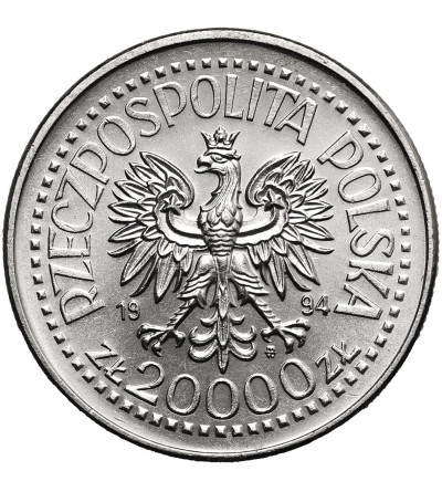 Poland. 20000 Zlotys 1994, Opening of the New Building of the State Mint