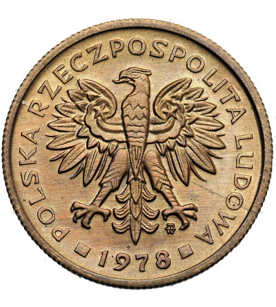 Polska, PRL (1952-1989). 2 złote 1978, ze znakiem mennicy, Warszawa