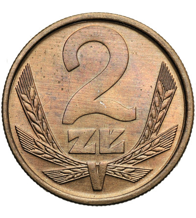 Polska, PRL (1952-1989). 2 złote 1978, ze znakiem mennicy, Warszawa