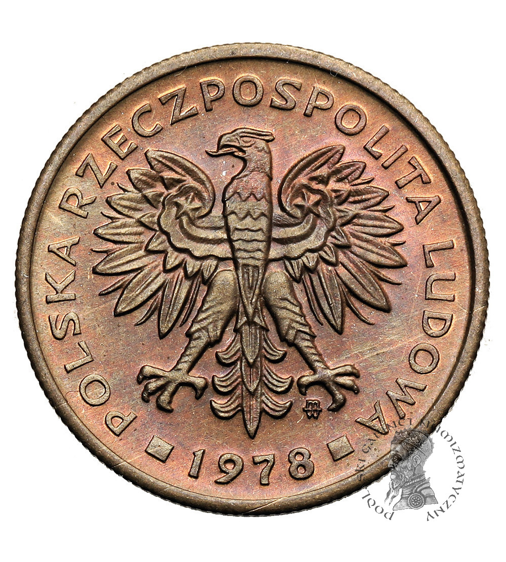 Polska, PRL (1952-1989). 2 złote 1978, ze znakiem mennicy, Warszawa