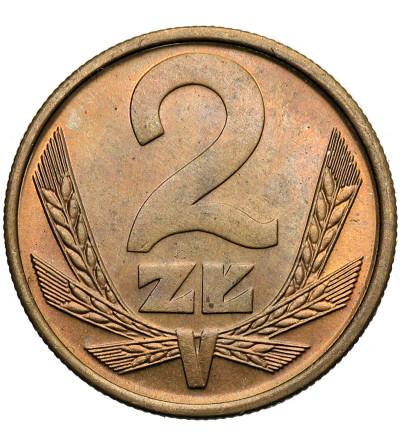 Polska, PRL (1952-1989). 2 złote 1978, ze znakiem mennicy, Warszawa