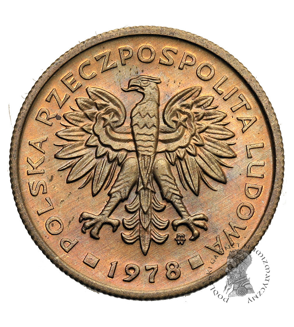 Polska, PRL (1952-1989). 2 złote 1978, ze znakiem mennicy, Warszawa