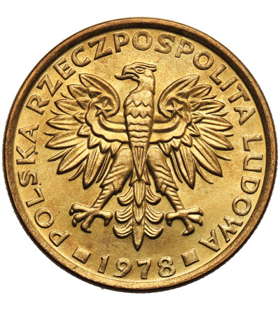 Poland, PRL (1952–1989). 2 Zlotys 1978, without mint mark, Leningrad