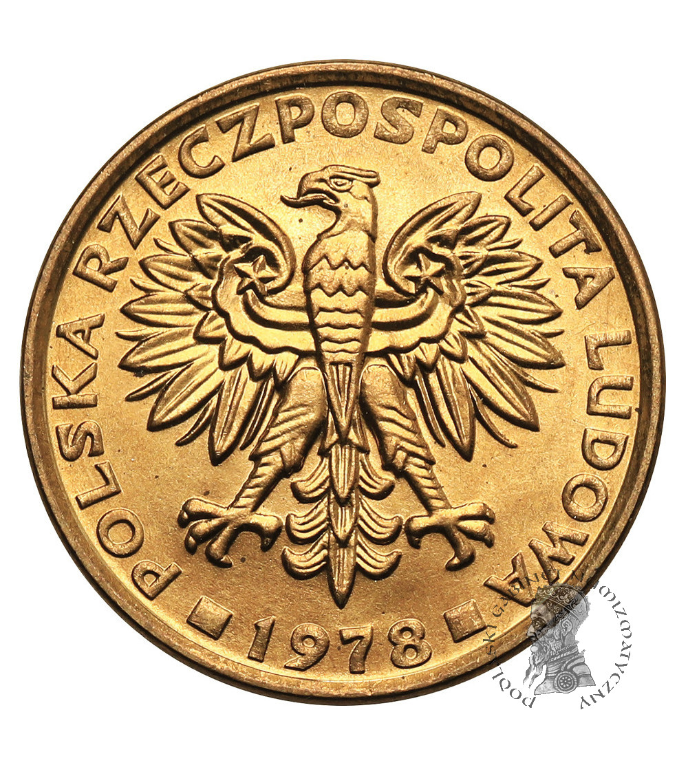 Poland, PRL (1952–1989). 2 Zlotys 1978, without mint mark, Leningrad