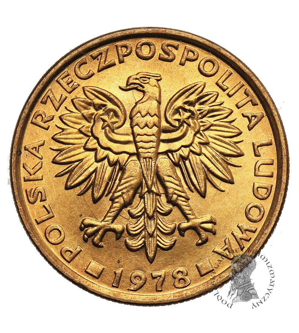 Poland, PRL (1952–1989). 2 Zlotys 1978, without mint mark, Leningrad