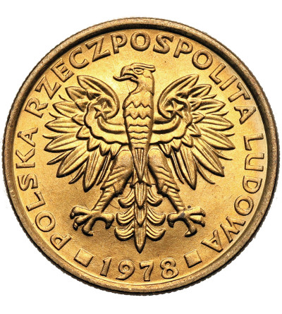 Poland, PRL (1952–1989). 2 Zlotys 1978, without mint mark, Leningrad