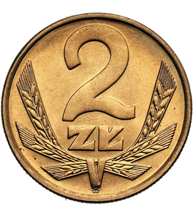 Poland, PRL (1952–1989). 2 Zlotys 1978, without mint mark, Leningrad