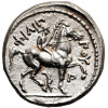 Macedonia. Filip II, 359-336 r. p.n.e. AR Tetradrachma, pośmiertna, ok. 316-311 p.n.e., bita za Kassandra, mennica Amfipolis