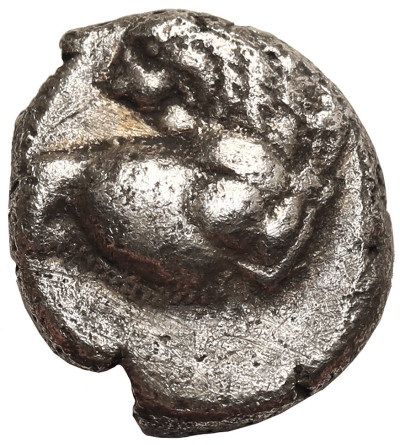 Antyczna Grecja. Tracja, Chersonesos. AR Hemidrachme, ok. 386-338 r. p.n.e., hełm z grzebieniem