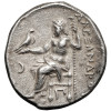 Grecja. Macedonia. Antigonos I Monophthalmos. AR Drachma, ok. 310-301 r. p.n.e., Kolofon (Kolophon) w typie Aleksandra III Wielkiego