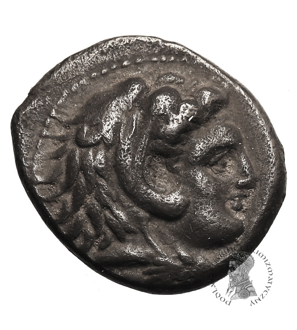 Grecja. Macedonia. Aleksander III Wielki, 336-323 r. p.n.e. AR Drachma, ok 325-323 r. p.n.e., mennica Babilon