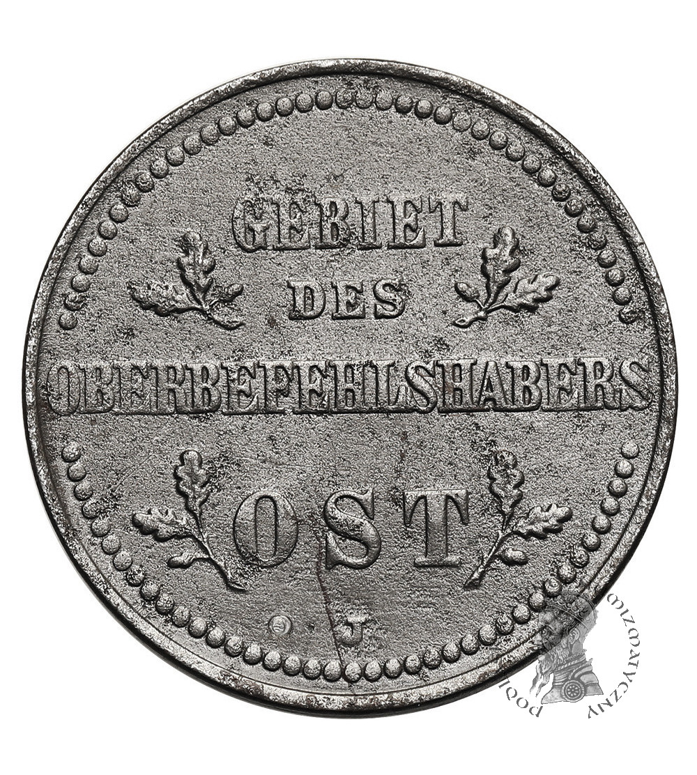 OST (Niemieckie władze okupacyjne dla terenów wschodnich). 2 kopiejki 1916 J, Hamburg