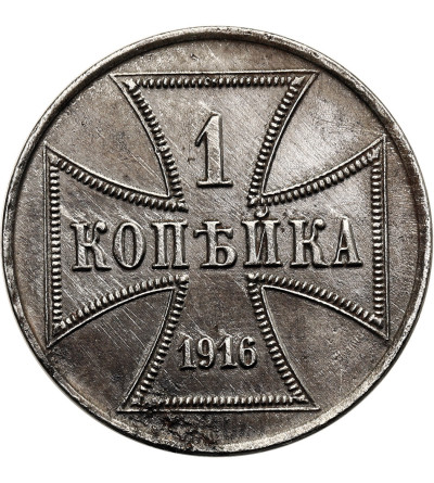 Poland, (OST). 1 Kopek 1916 A, Berlin