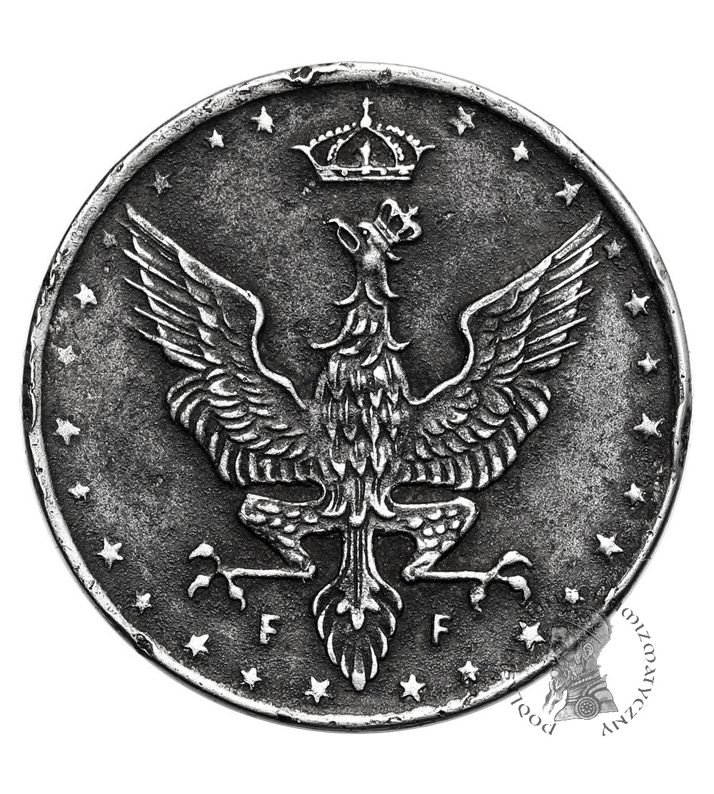 Kingdom of Poland (1917-1918). 20 Pfennig 1917 FF, Stuttgart mint