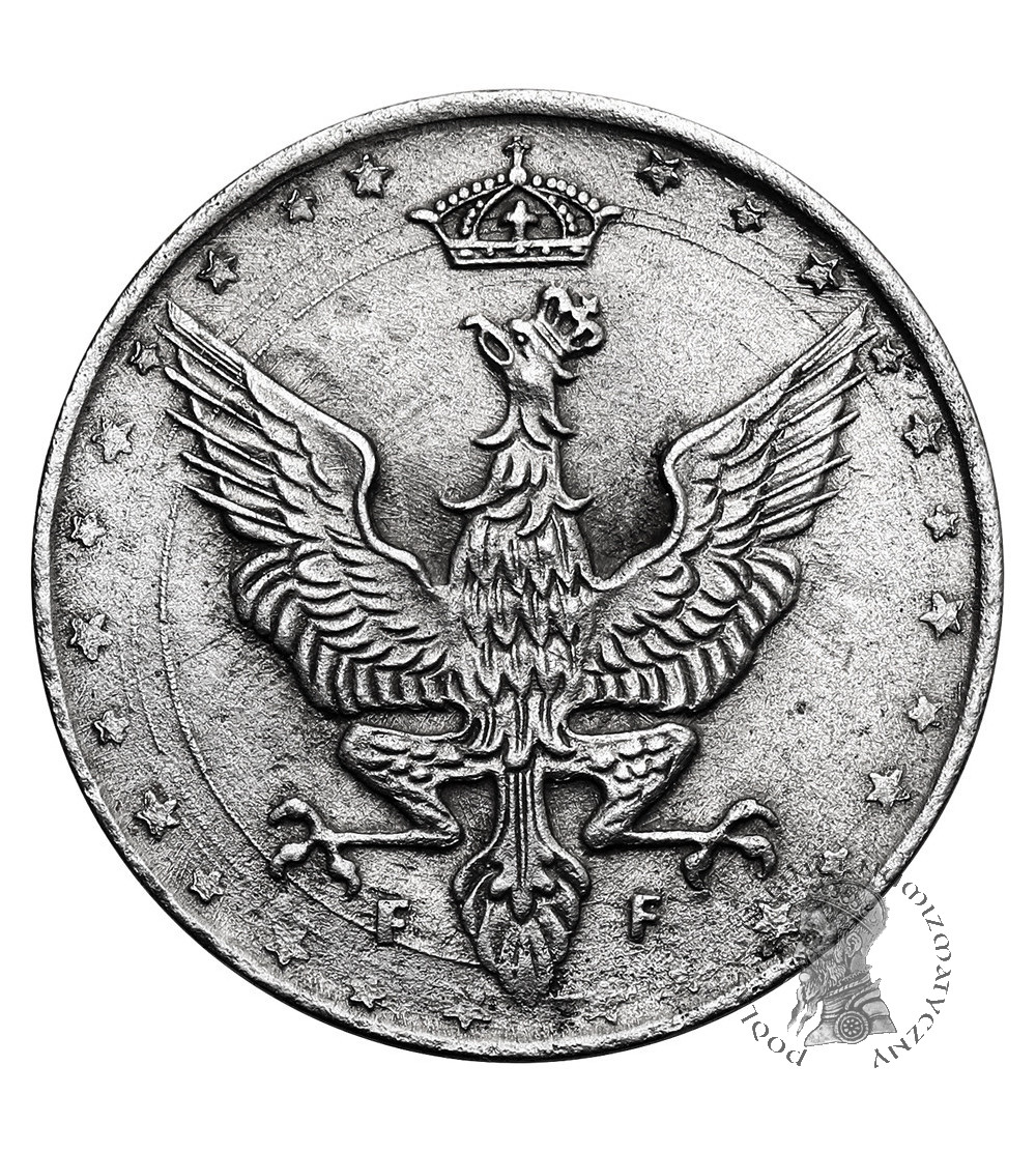 Królestwo Polskie (1917-1918). 20 fenigów 1918 FF, Stuttgart