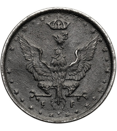 Królestwo Polskie (1917-1918). 10 fenigów 1917 FF, Stuttgart