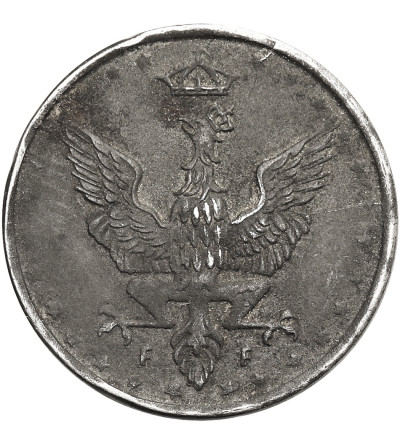 Królestwo Polskie (1917-1918). 5 fenigów 1917 FF, Stuttgart