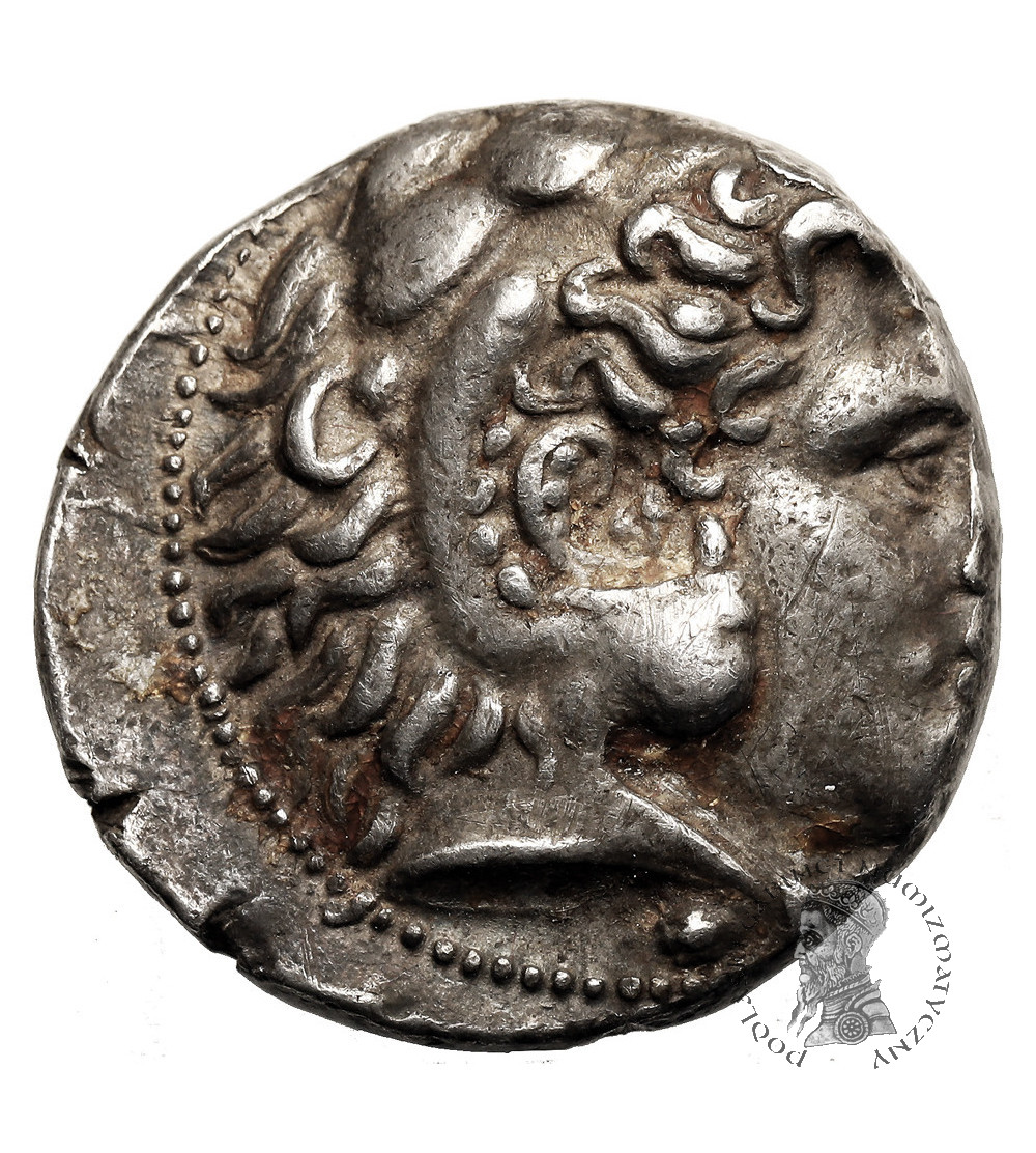Antyczna Grecja. Macedonia. Aleksander III Wielki, 336-323 r. p.n.e. AR Tetradrachma, pośmiertna ok. 301-394 r. p.n.e. mennica Tyre?