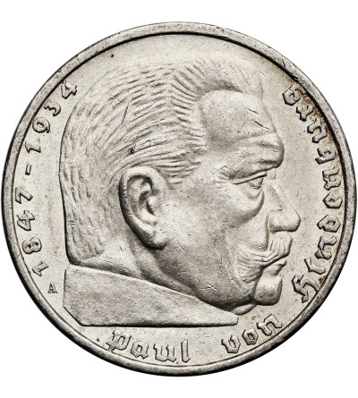 Niemcy, III Rzesza (1933-1945). 5 marek 1936 A, Berlin, Paul von Hindenburg