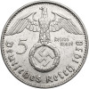 copy of Germany, Third Reich (1933–1945). 5 Mark 1938 J, Hamburg, Paul von Hindenburg
