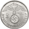 Niemcy, III Rzesza (1933-1945). 2 marki 1937 A, Berlin, Paul von Hindenburg