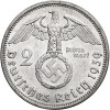 Germany, Third Reich (1933–1945). 2 Mark 1939 A, Berlin, Paul von Hindenburg