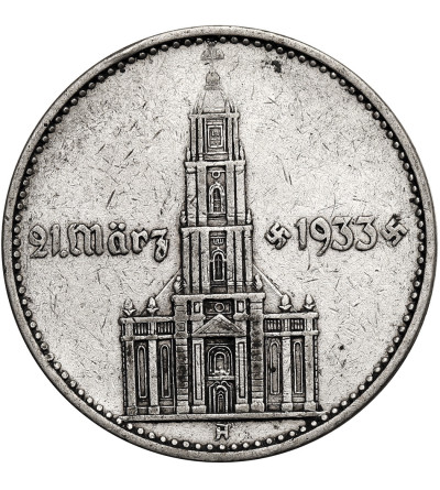 Germany, Third Reich (1933–1945). 2 Mark 1934 A, Berlin, Potsdam Garrison Church