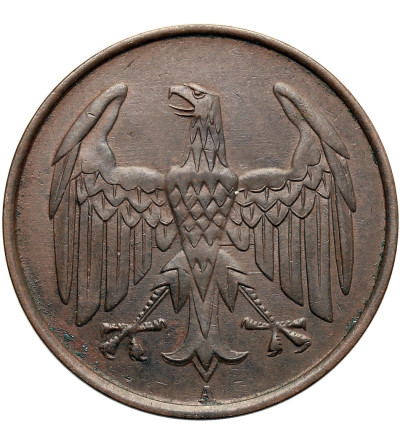 Weimar, Republika Weimarska 1919-1933. 4 Reichspfennig 1932 A, Berlin