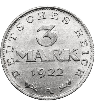 Weimar Republic. 3 Mark 1926 A, Berlin