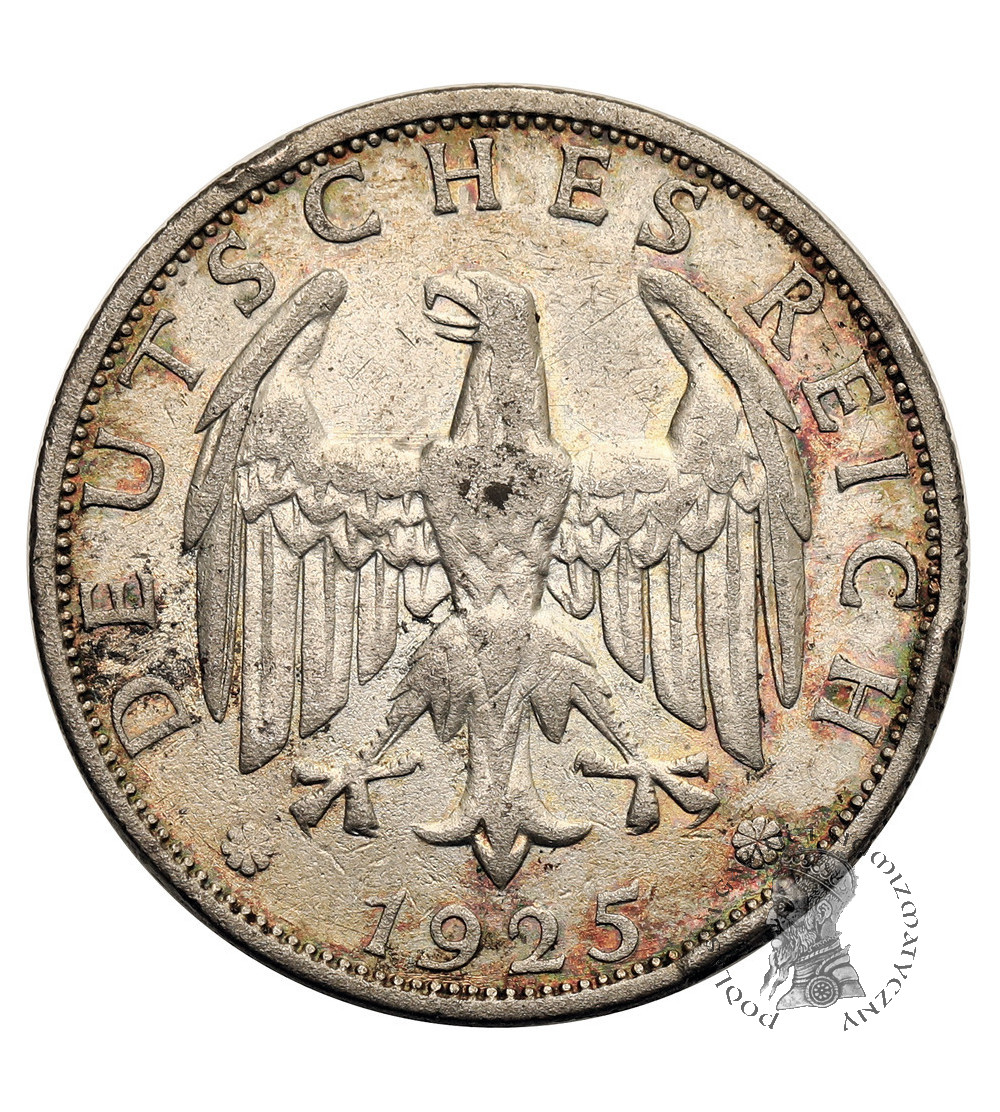 Weimar Republic. 2 Reichsmark 1925 A, Berlin
