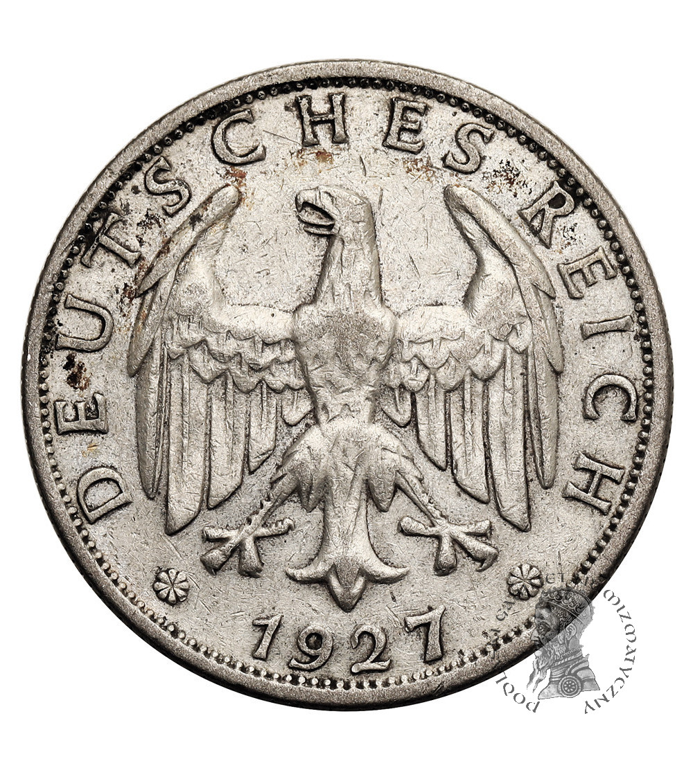 Weimar Republic. 2 Reichsmark 1926 E, Muldenhutten