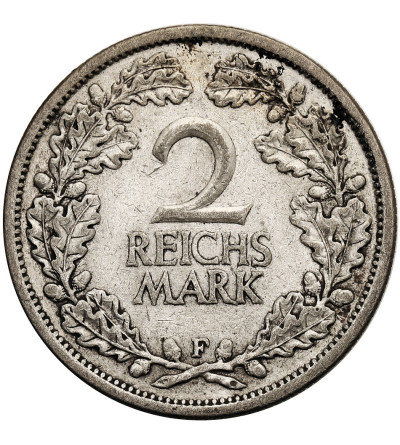 Weimar Republic. 2 Reichsmark 1926 E, Muldenhutten