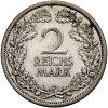 Weimar, Republika Weimarska 1919-1933. 2 marki / Reichsmark 1927 F, Stuttgart