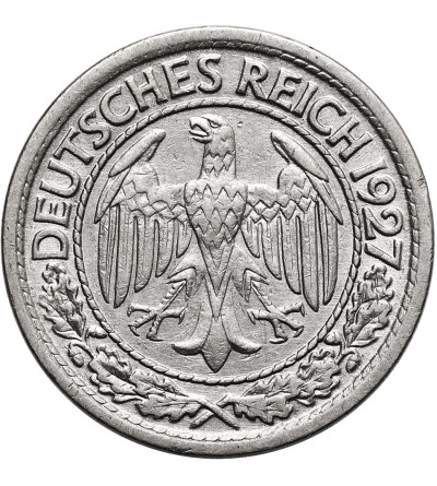 Weimar, Republika Weimarska 1919-1933. 50 Reichspfennig 1927 A, Berlin