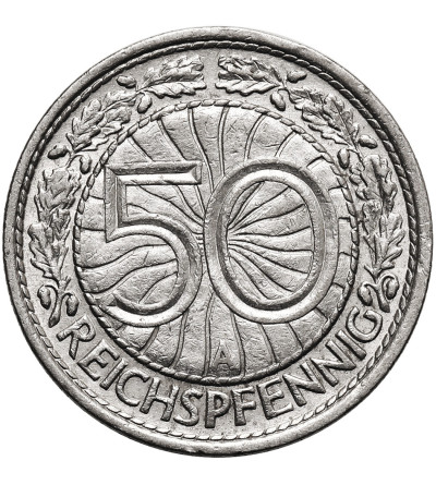 Weimar, Republika Weimarska 1919-1933. 50 Reichspfennig 1929 A, Berlin