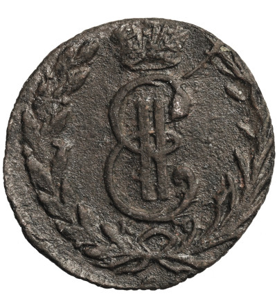 Rosja, Katarzyna II 1762-1796. Dienga (1/2 kopiejki) 1772 KM, Suzun, dla Syberii