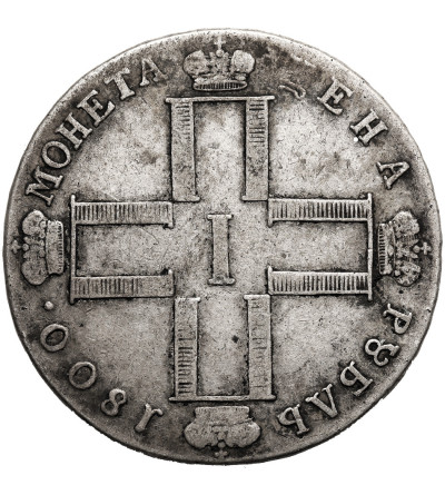 Russia, Paul I 1796-1801. Rouble 1800 CM-OM, St. Petersburg
